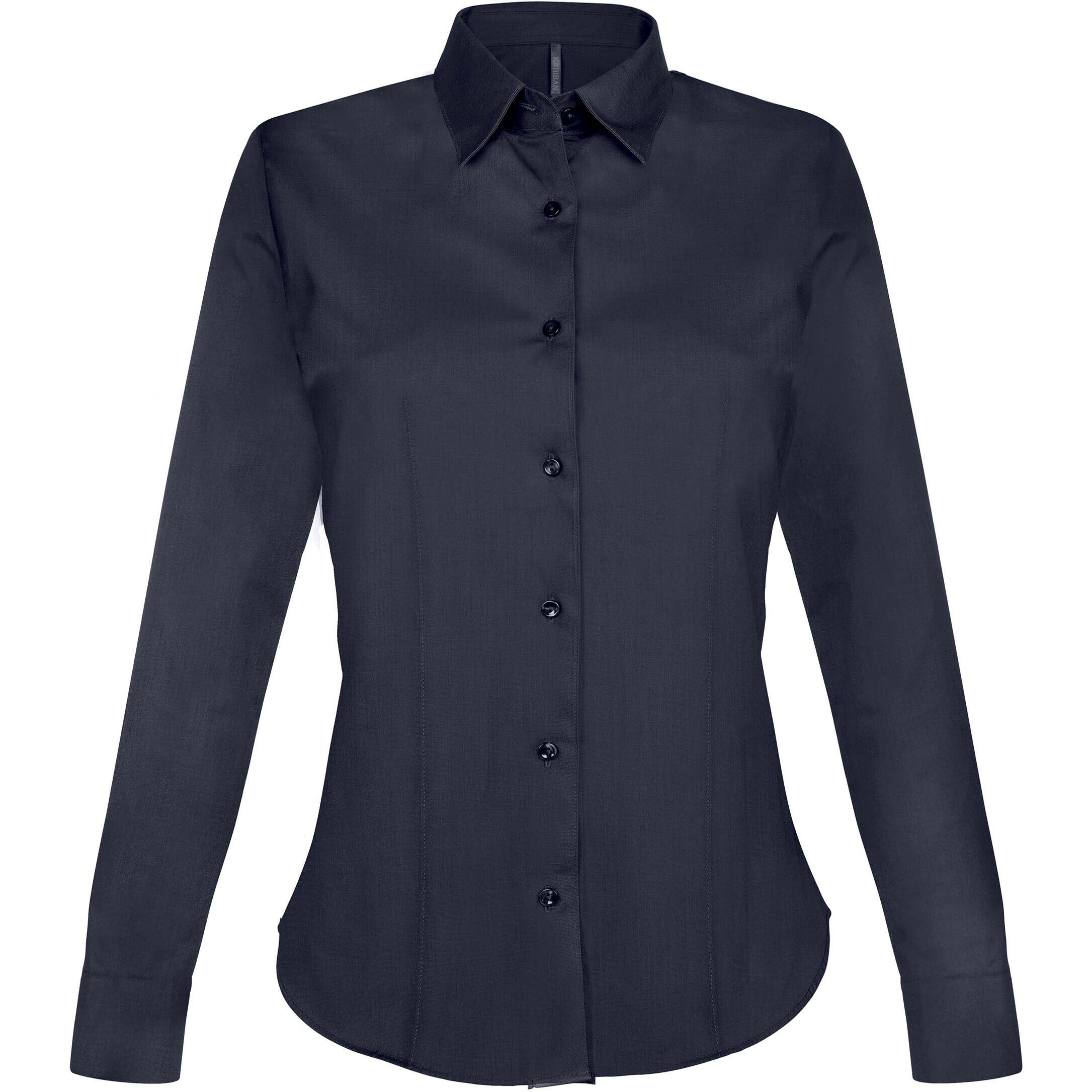 Tweedehands - Shirt vrouw lange mouwen katoen Kariban 4/6