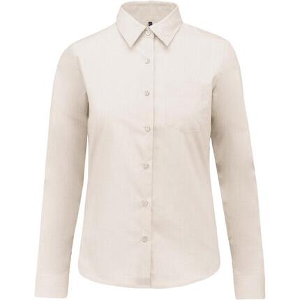 Chemise femme manches longues blanc Kariban blanc