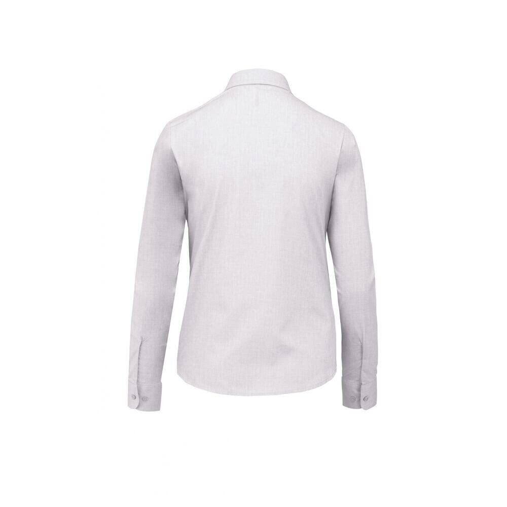 Chemise femme manches longues blanc Kariban blanc 2/2