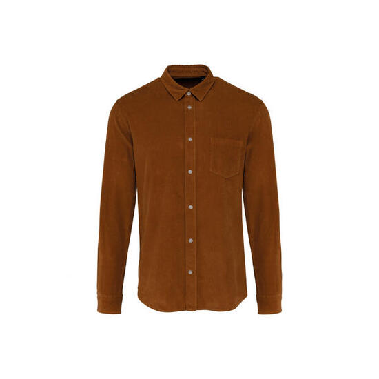 Chemise manches longues en velours Kariban