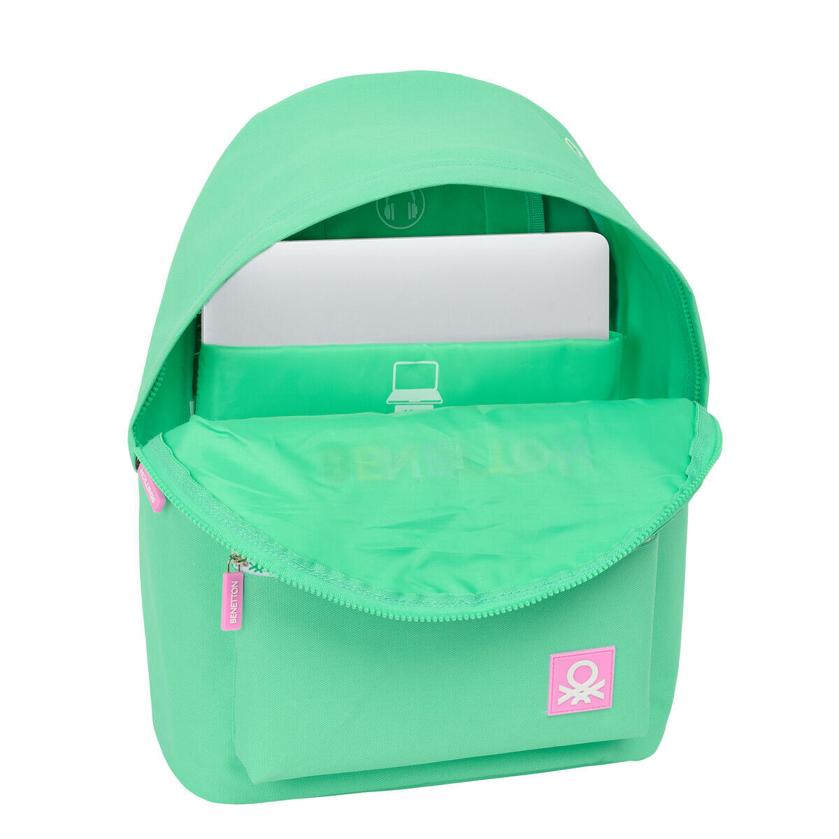 Sacoche pour Portable Benetton benetton Vert 4/4