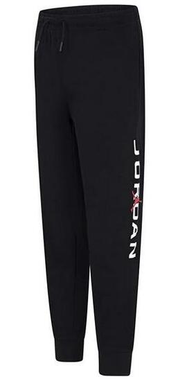 Pantalone ragazzo jordan baseline french terry - nero