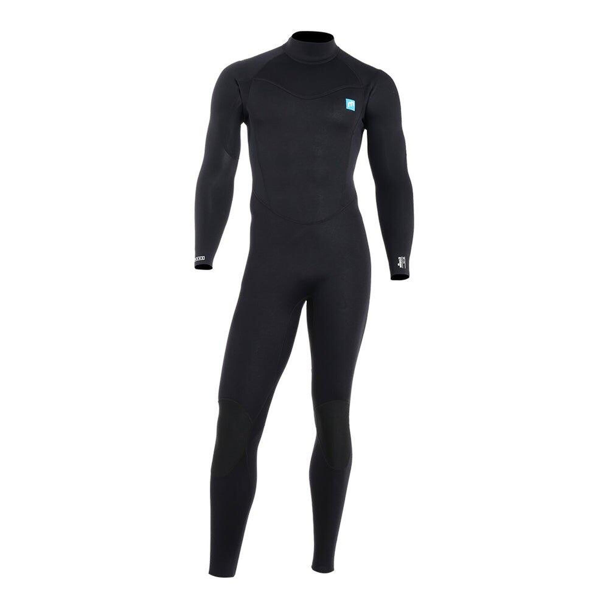 Mdns - 4/3 Pioneer Backzip - Combinaison Surf Homme - Combinaison De Surf - Noir - 40 M - Decathlon