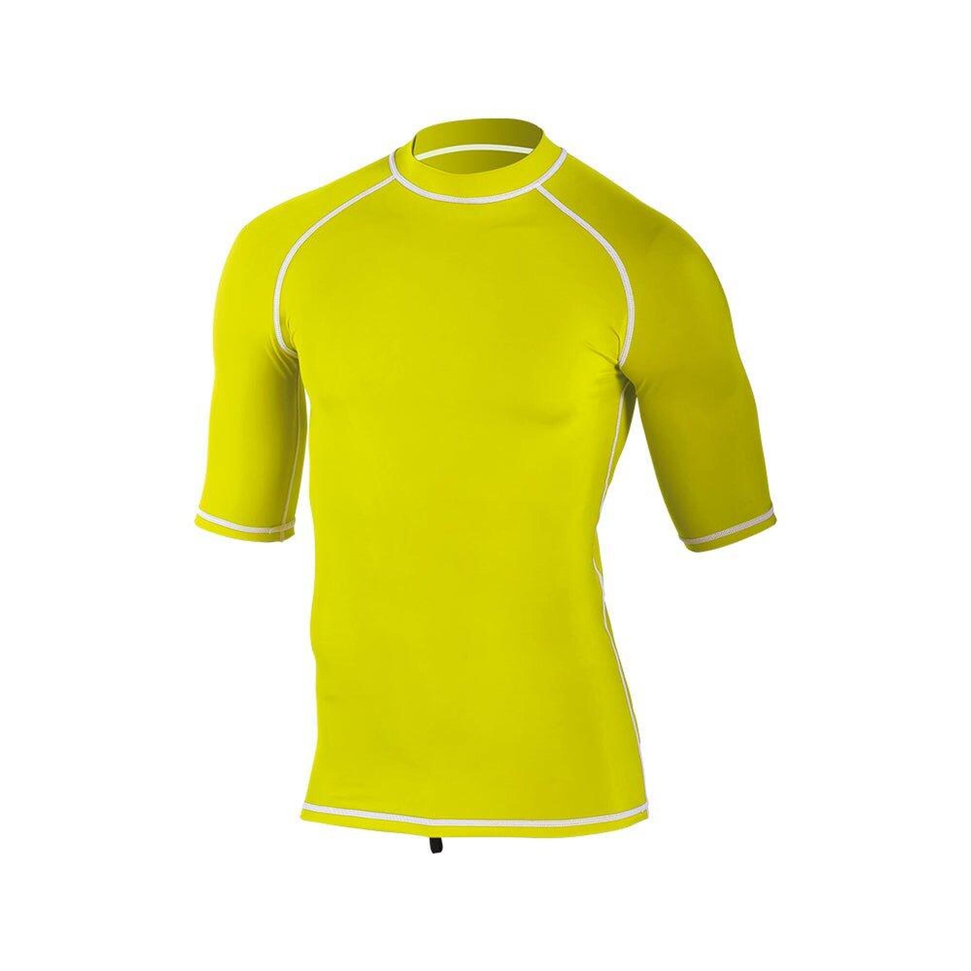 Mdns - Colorblock - Lycra S/s Upf 50 Surf Homme - Sous Combinaison - Jaune - 40 M - Decathlon