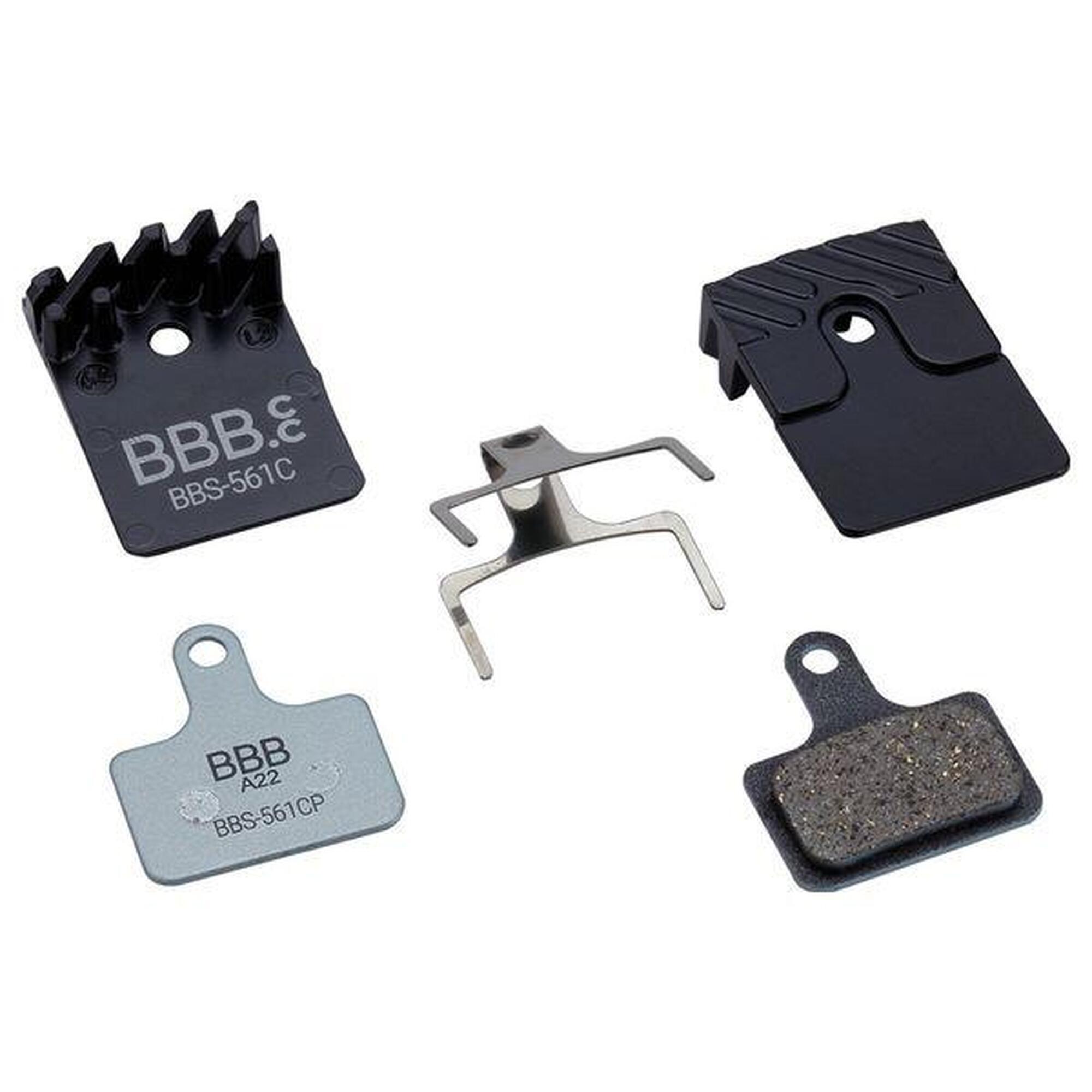 Okładziny hamulcowe z radiatorem BBB DiscStop Coolfin Shimano Road / XTR