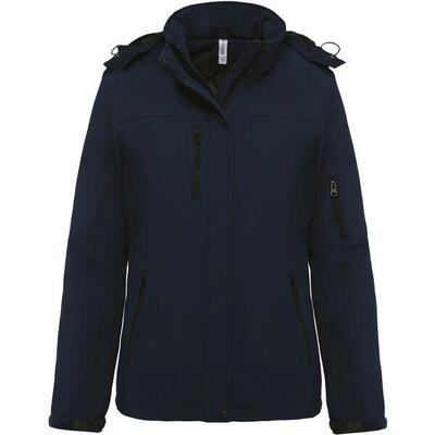 Damen Softshell-Hoodie-Jacke mit Futter Kariban