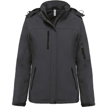 Blouson à capuche softshell doublée femme Kariban