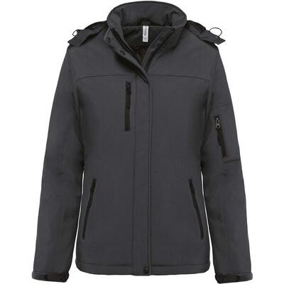 Damen Softshell-Hoodie-Jacke mit Futter Kariban