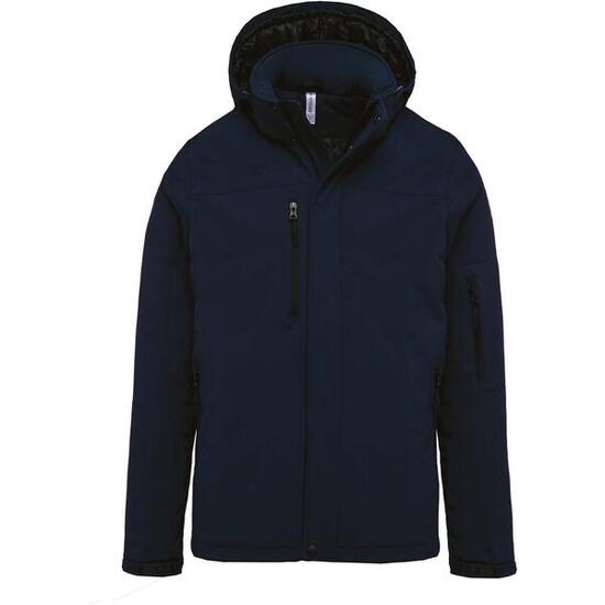 Fleece-gefütterte Softshelljacke mit Kapuze Kariban