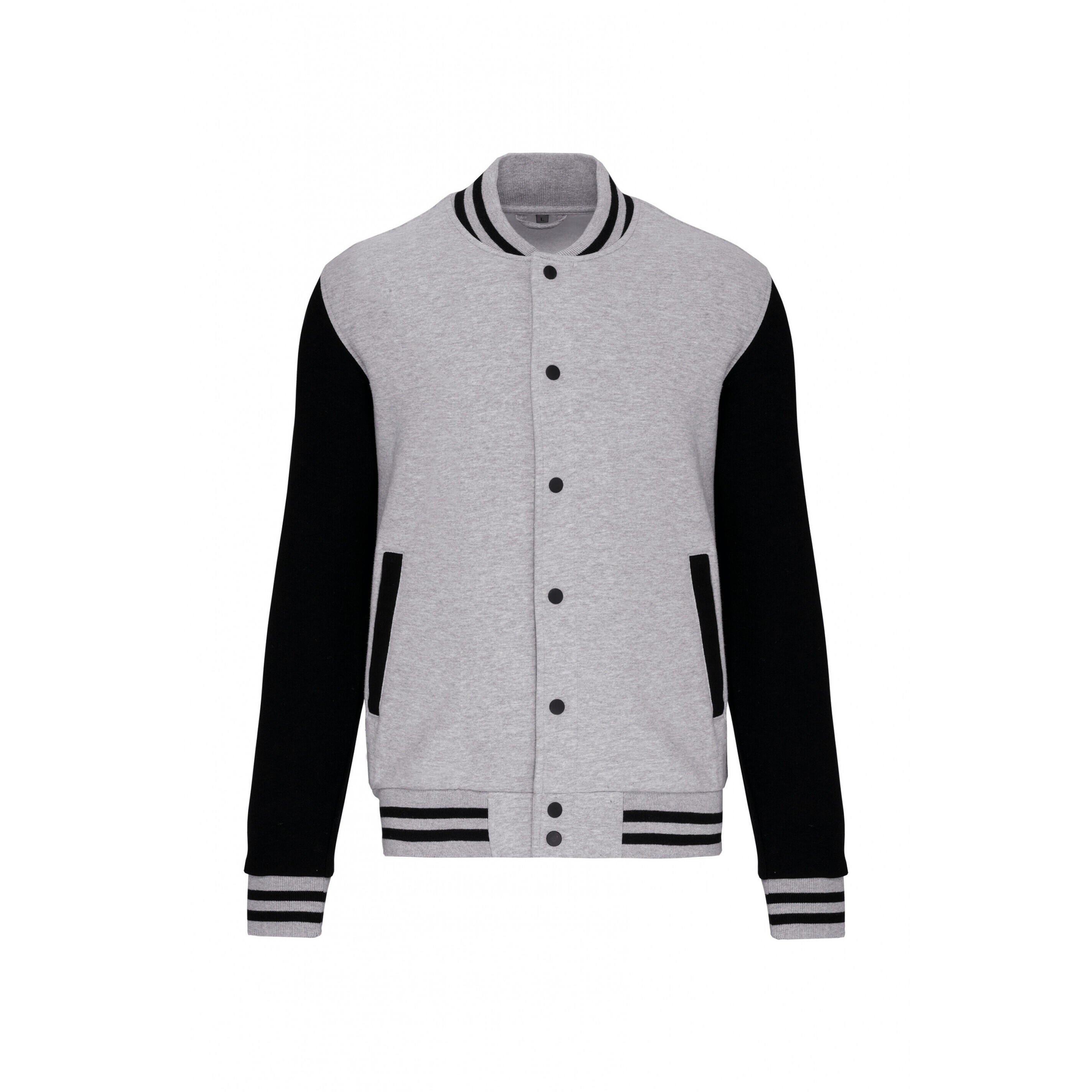 Kariban - Blouson Molleton Enfant Kariban - Blouson - Gris|noir - 12/14 Ans - Decathlon