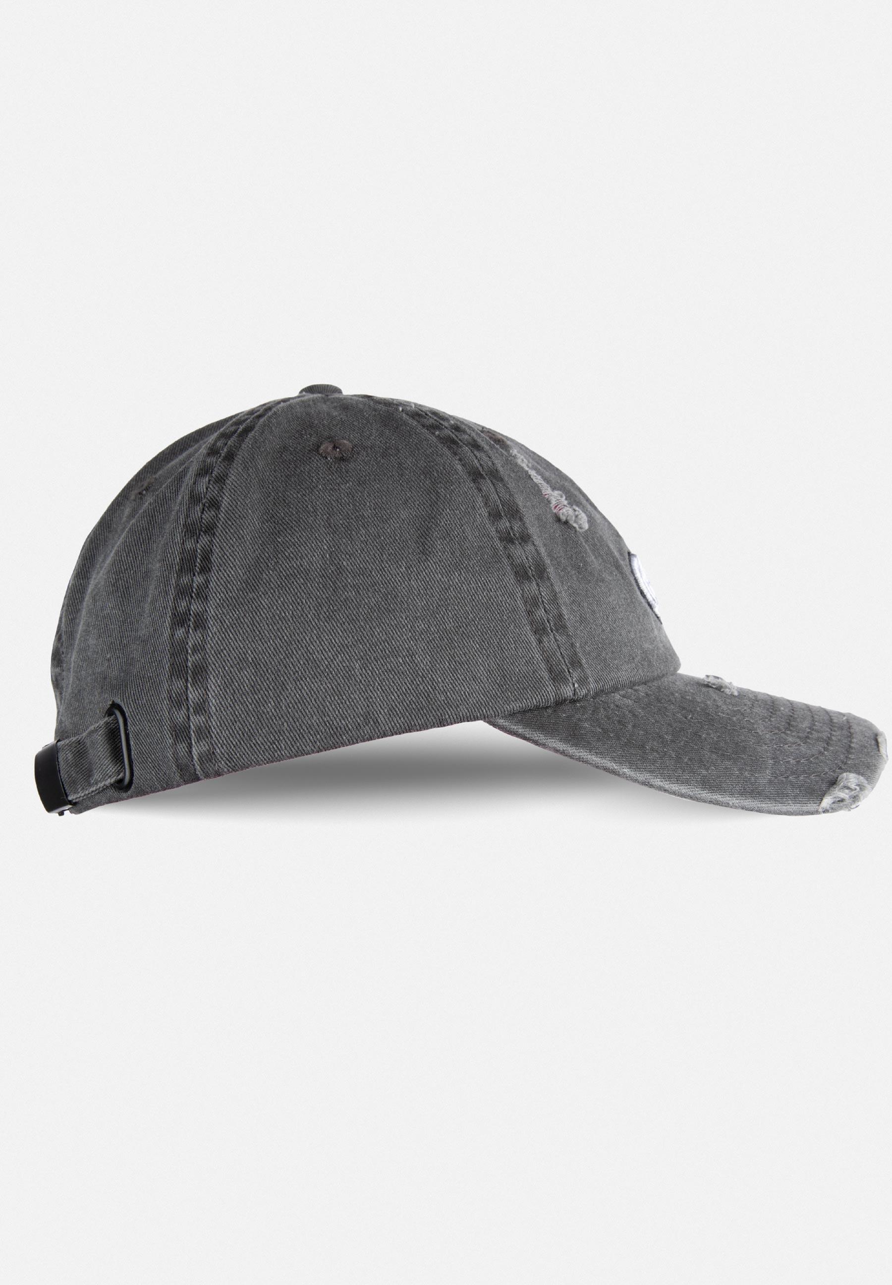 Galway Distressed Gorra - Washed gris 4/6