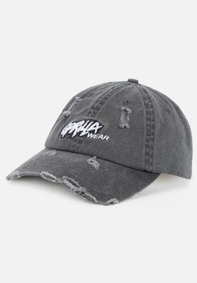 Galway distressed cap - washed grijs