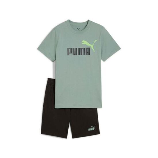 Puma Ess 2 Farbe Nr. T-Shirt 1 Logo-T-Shirt Und Shorts Set B Kind