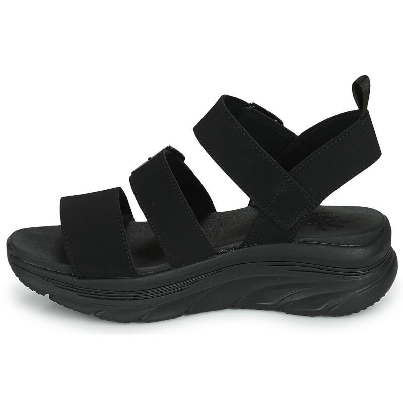 Sandalias Planas Mujer Skechers  Negro 4/6