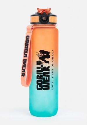 Gradient Water Bottle 1000ML - Grün/Orange