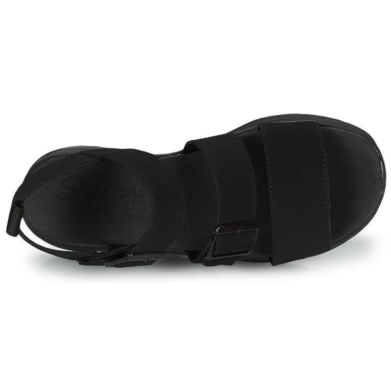 Sandalias Planas Mujer Skechers  Negro 5/6