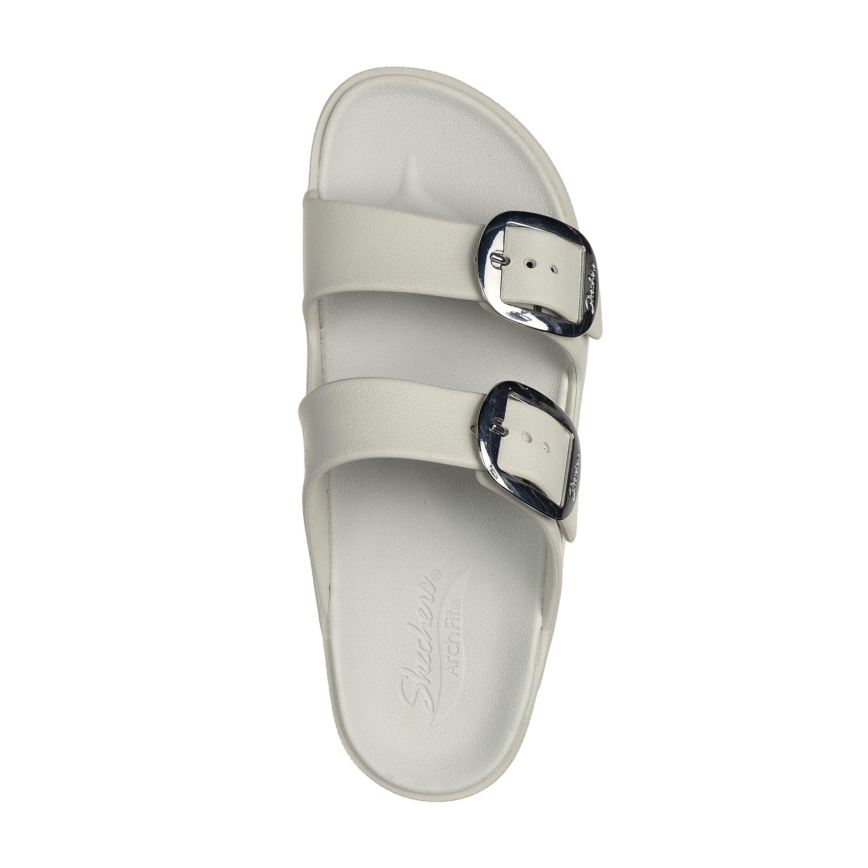 Sandalias Planas Mujer Skechers  Beige 4/5