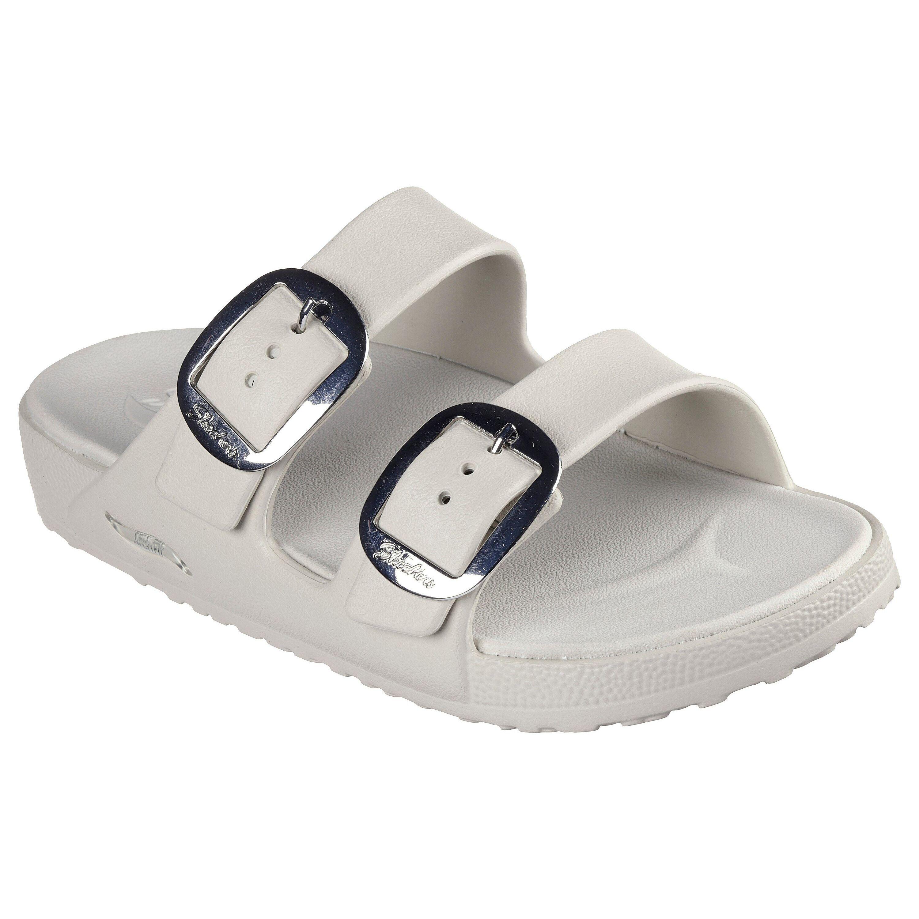 Sandalias Planas Mujer Skechers  Beige 3/5