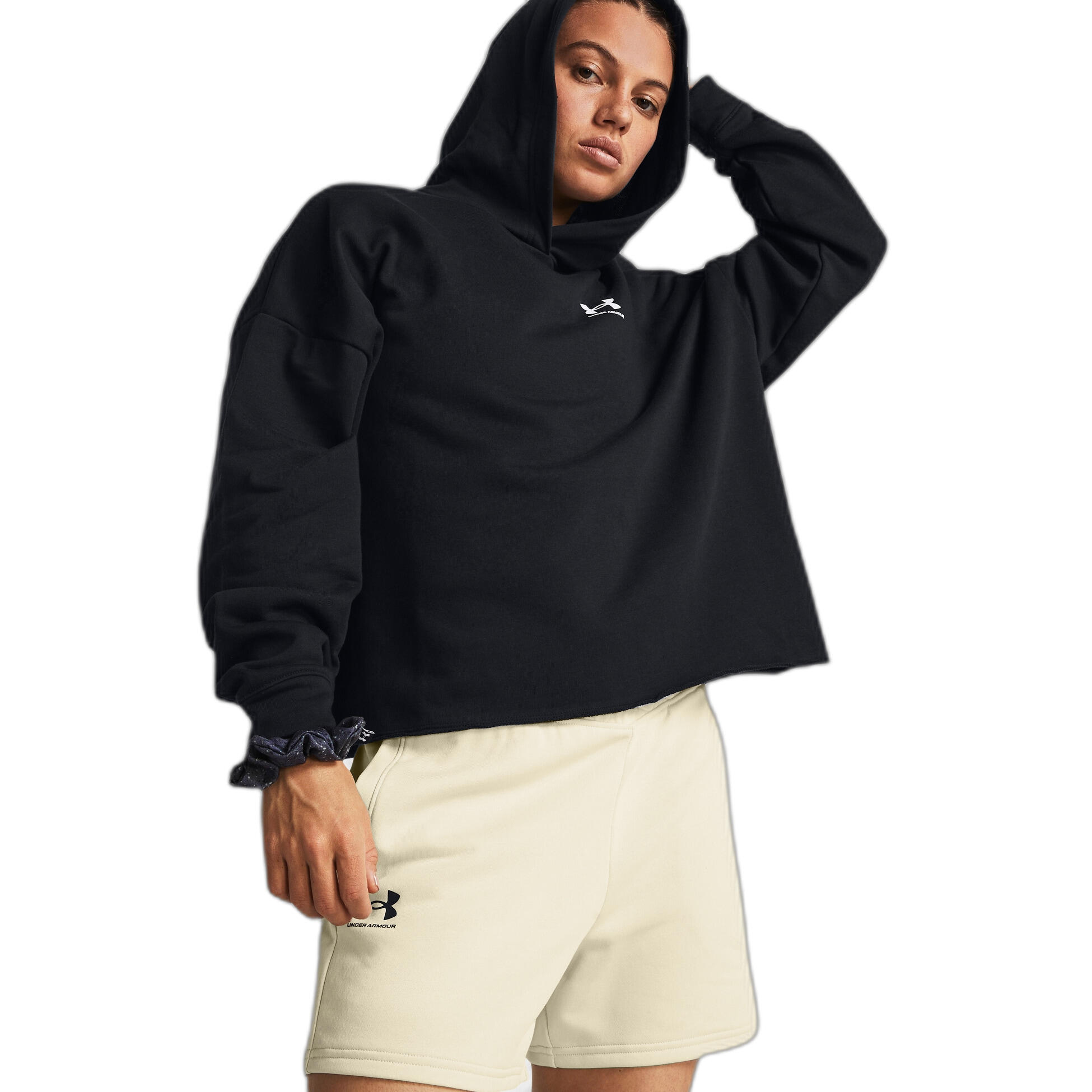 Sweatshirt à capuche femme Under Armour Rival Terry 2/3