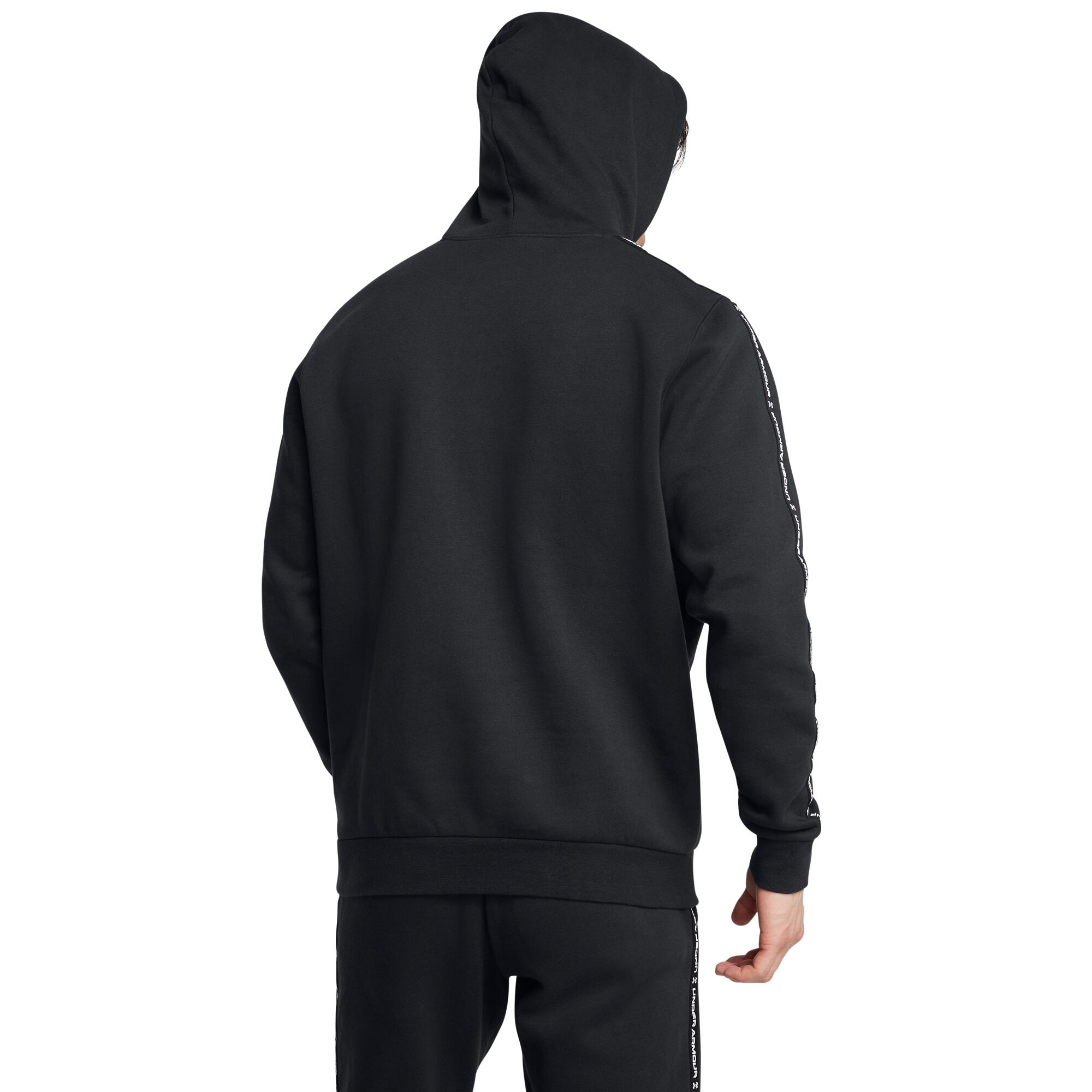 Felpa con cappuccio a bande scritte Under Armour Icon Fleece 5/6
