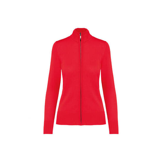 Strickjacke mit Reißverschluss, Damen Kariban