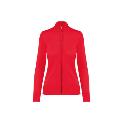 Strickjacke mit Reißverschluss für Damen Kariban
