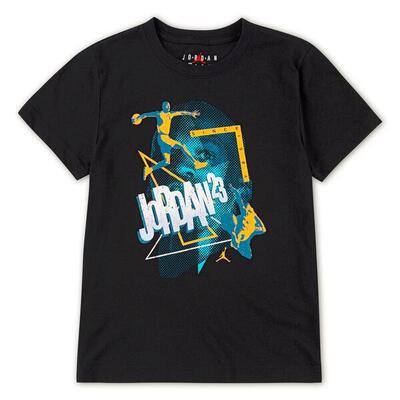 T-shirt ragazzo jordan sleeve tee - nero