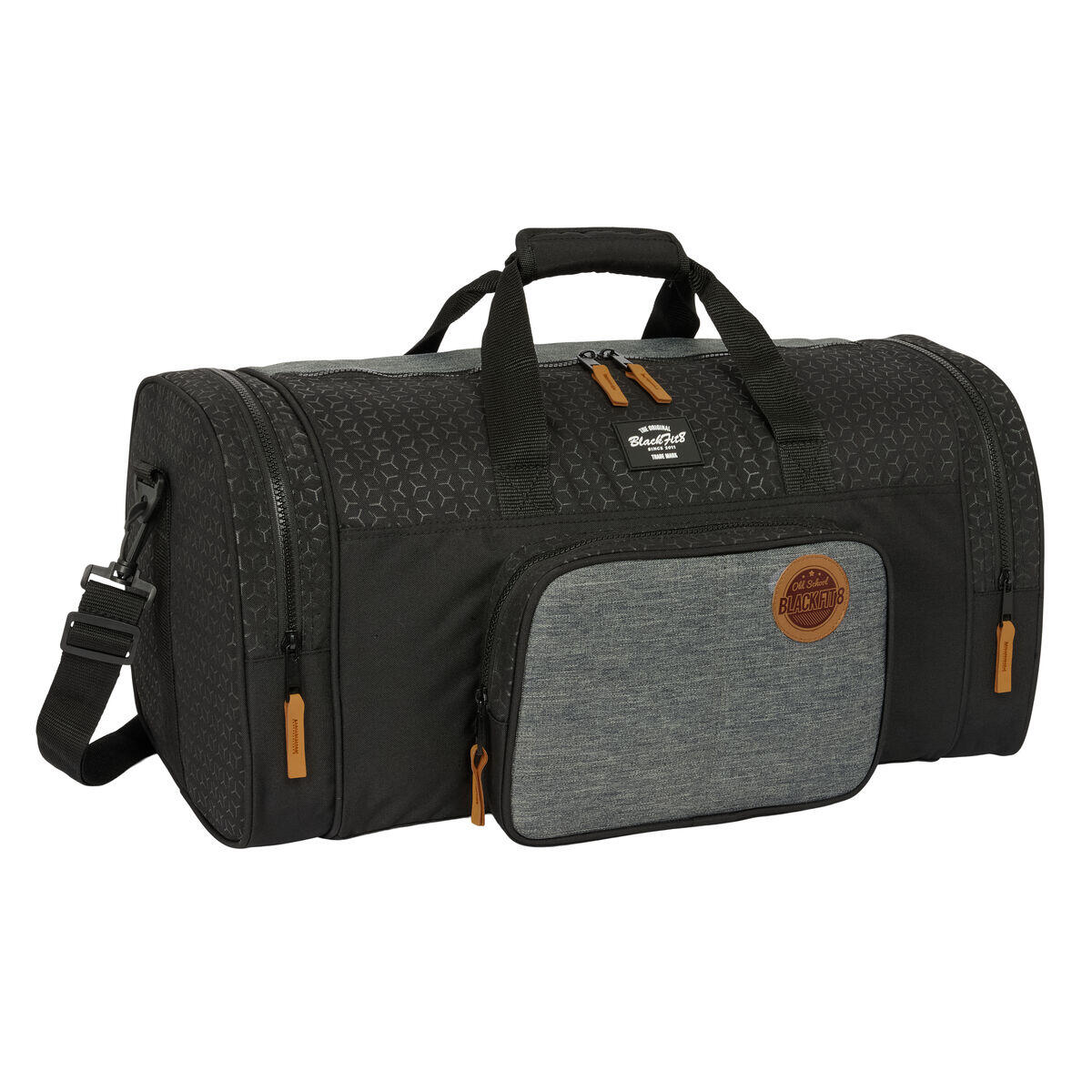 Sac de sport BlackFit8 Old school Noir 1/3