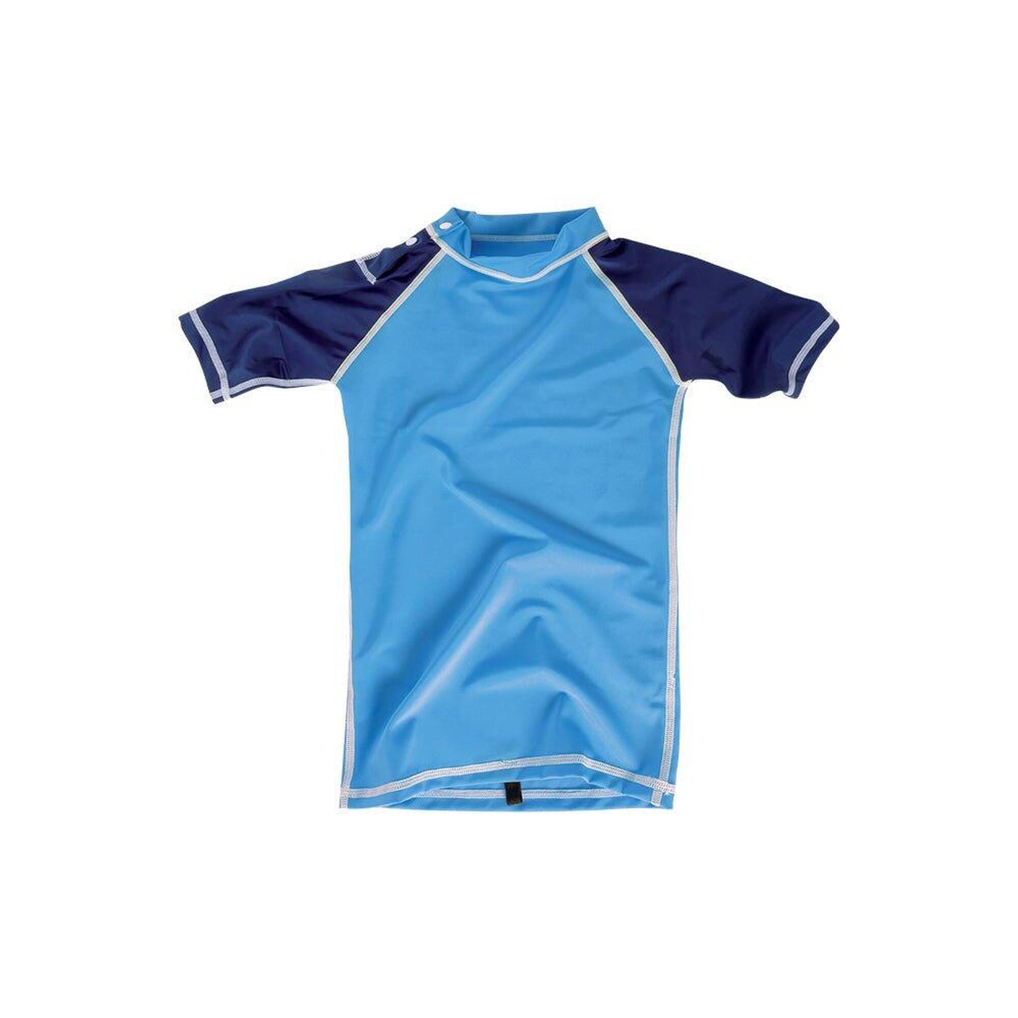 Mdns - Bi-color - Lycra S/s Upf 50 Surf Enfant - Sous Combinaison - Bleu - 38 S - Decathlon