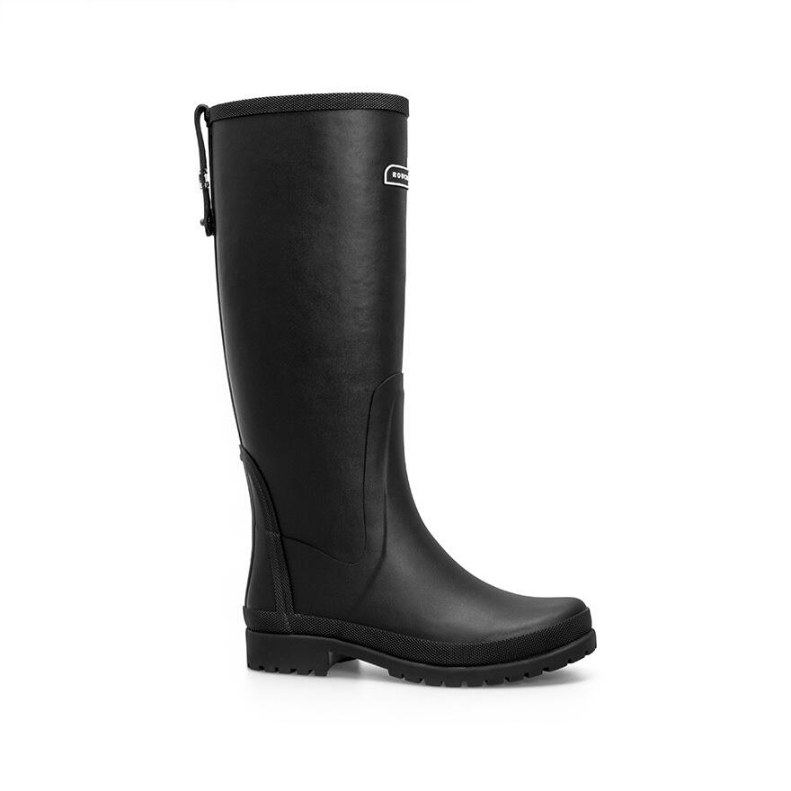 Rouchette - Bottes De Pluie Femme Rouchette Cities - Bottes - Noir - 36 - Decathlon