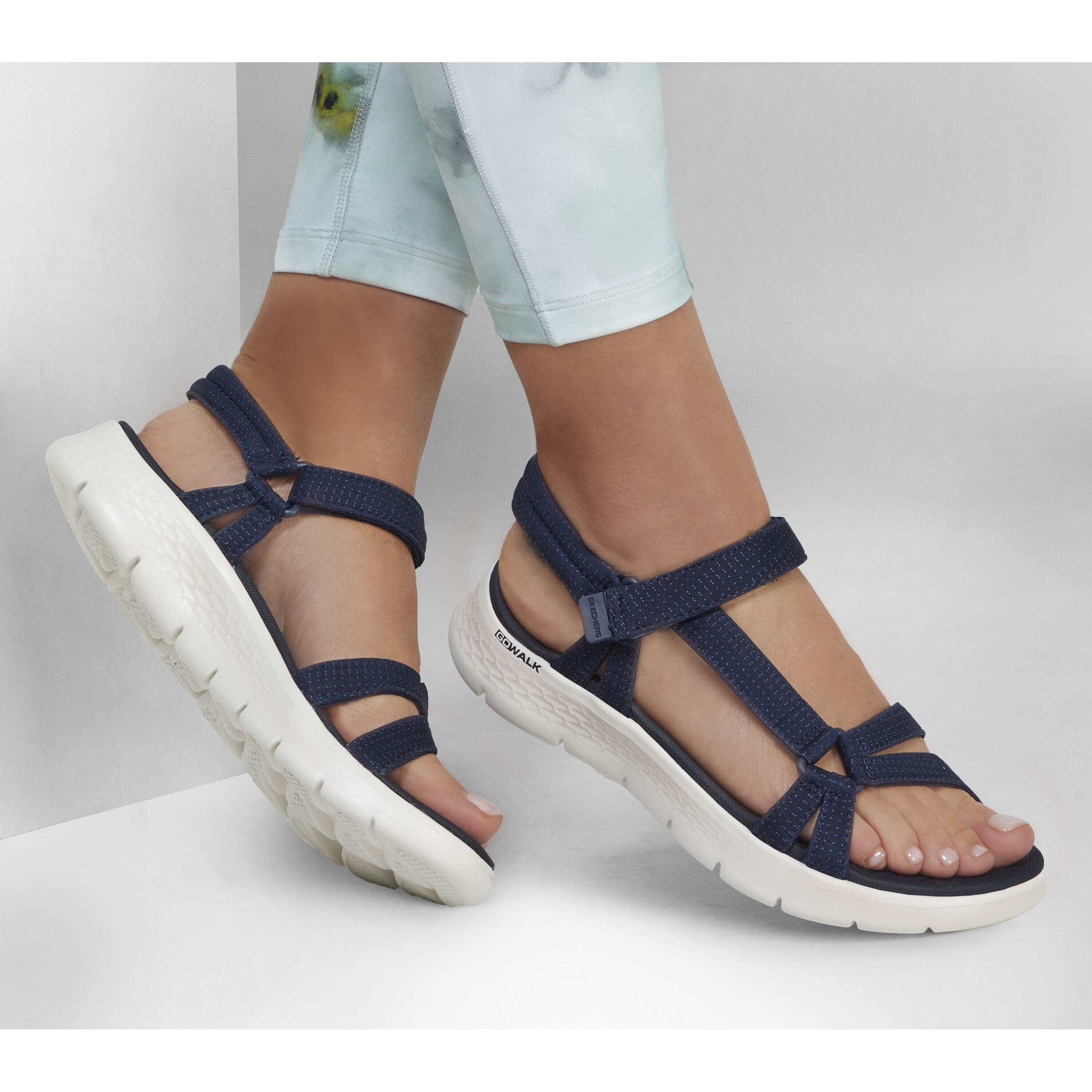 Sandały SKECHERS GO WALK FLEX SANDAL Niebieski 6/6