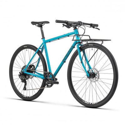 Stadsfiets bombtrack arise geared microshift advent 9v 700c benzine blauw