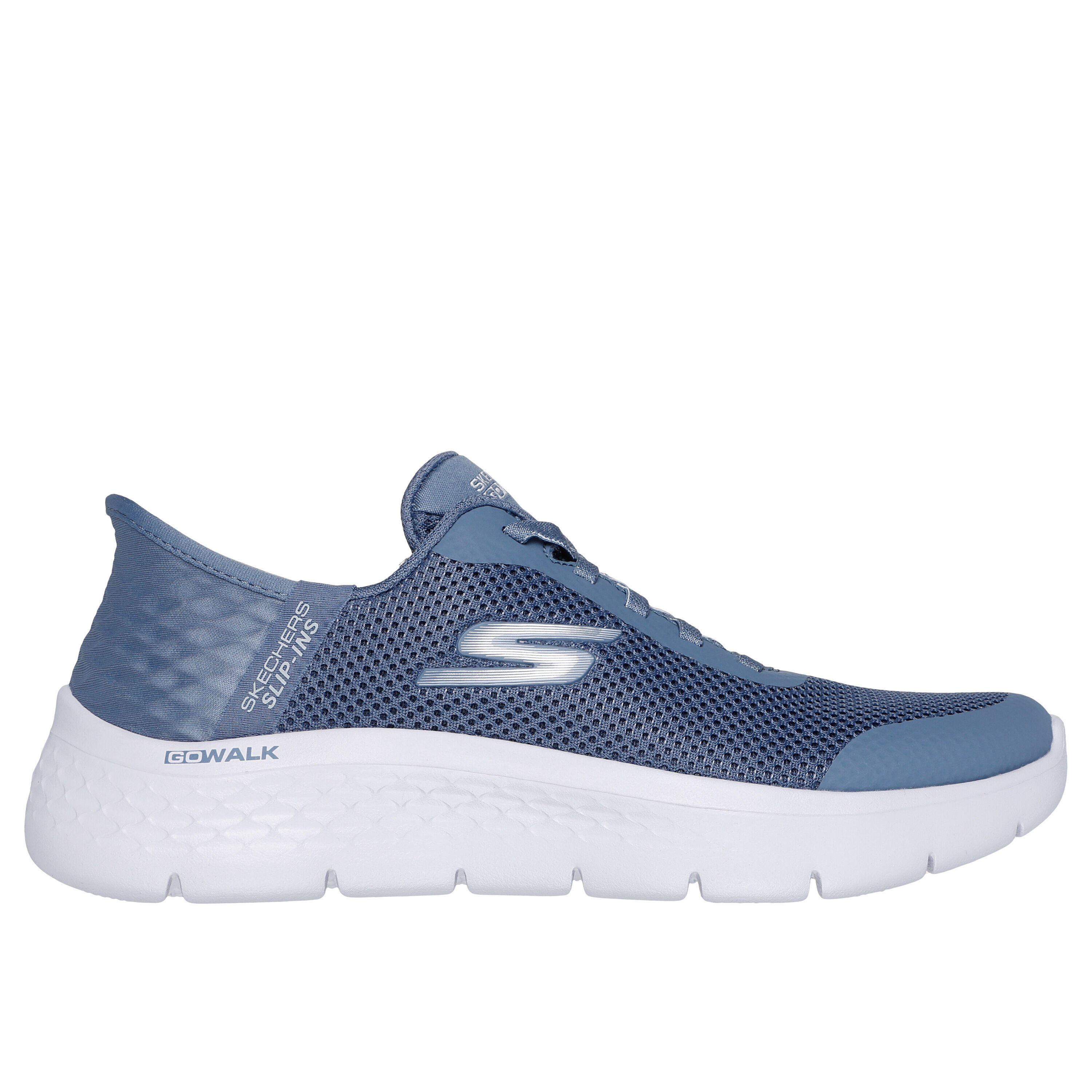 Skechers - Baskets Femme Skechers Go Walk Flex-grand Entry - Chaussures De Sport - Blanc|bleu - 38 - Decathlon