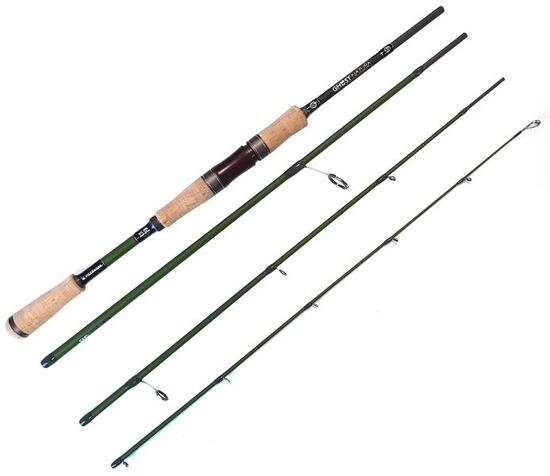 Canne da pesca con esca GHOST NATURA Stream Packer 711 ML
