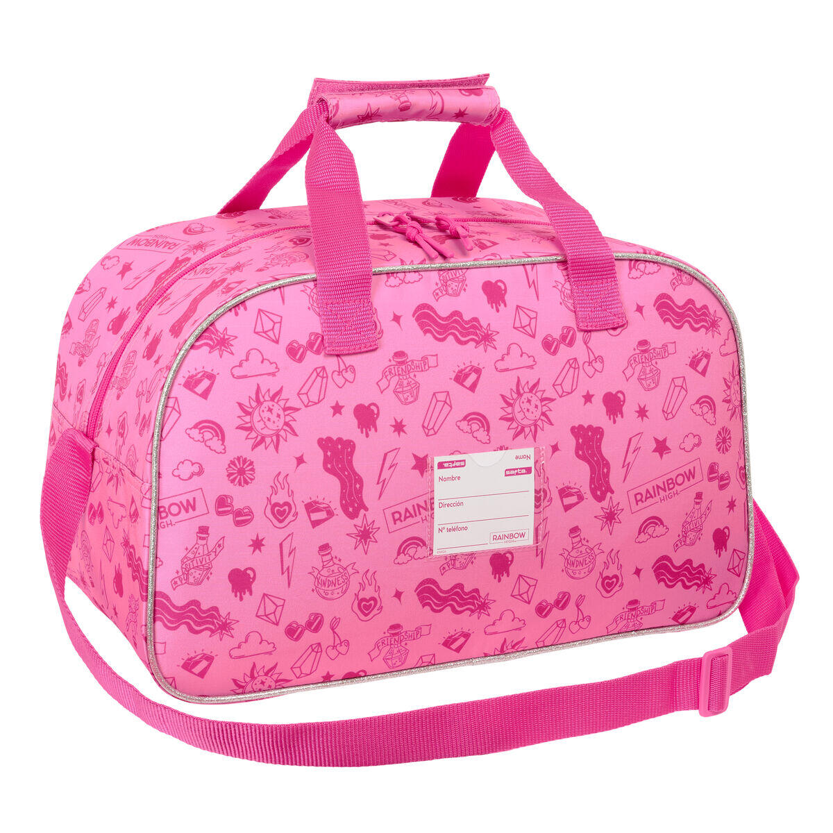 Borsa da Palestra Rainbow High Shine Multicolore 3/3