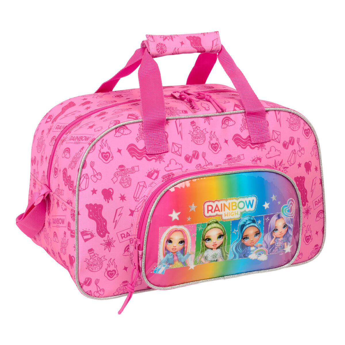Geantă de Sport Rainbow High Shine Multicolor