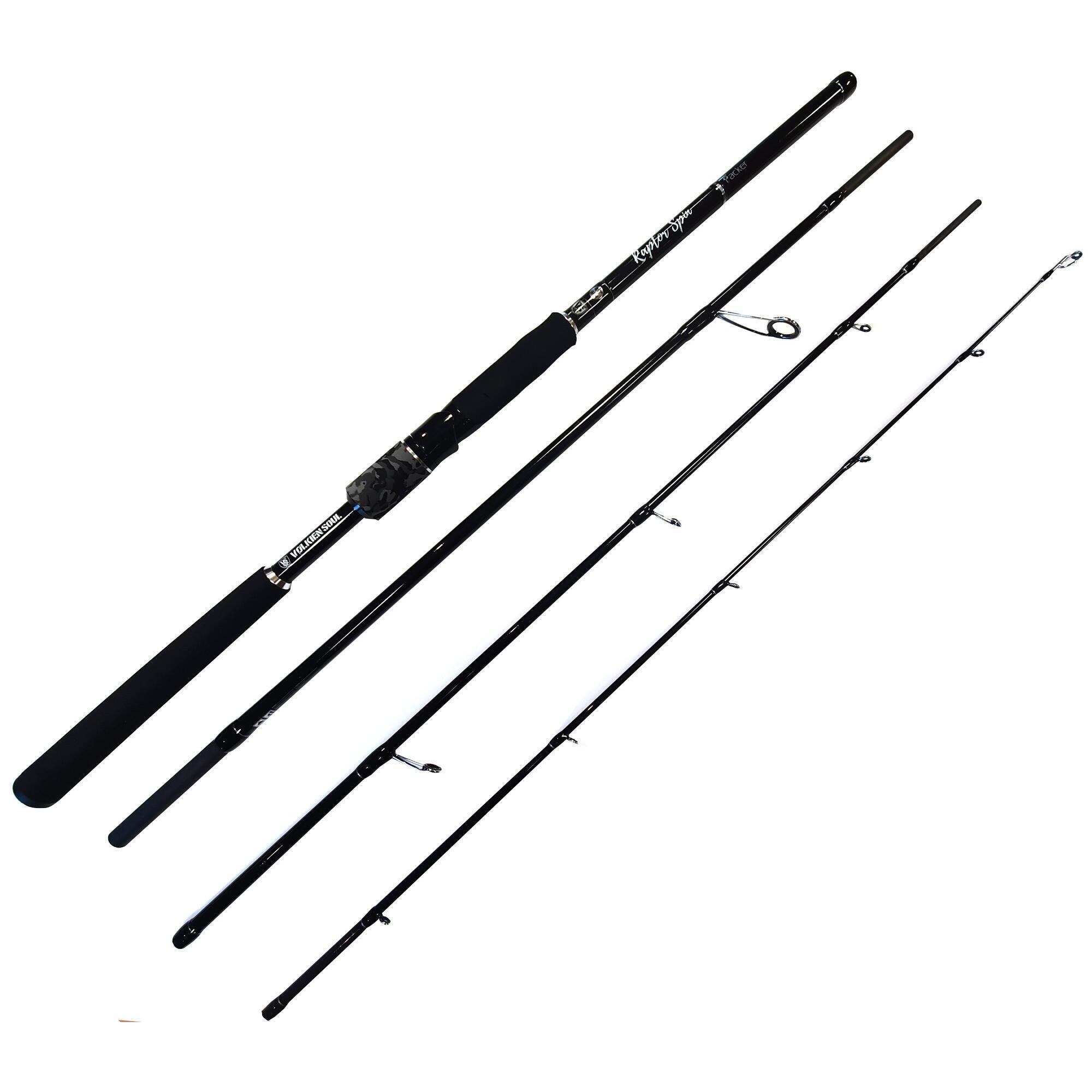 Volkien Soul - Cannes Peche Aux Leurres Raptor 70 M Packer Spinning - Canne - Noir - Decathlon