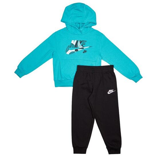 Tuta bambino nike outside tlant - azzurro/nero 1/4