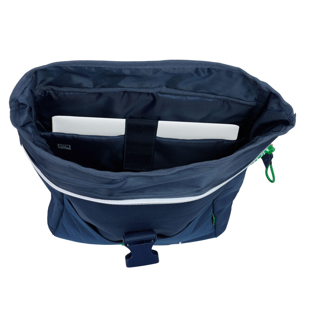 Sacoche pour Portable Benetton Green Blue marine 2/4