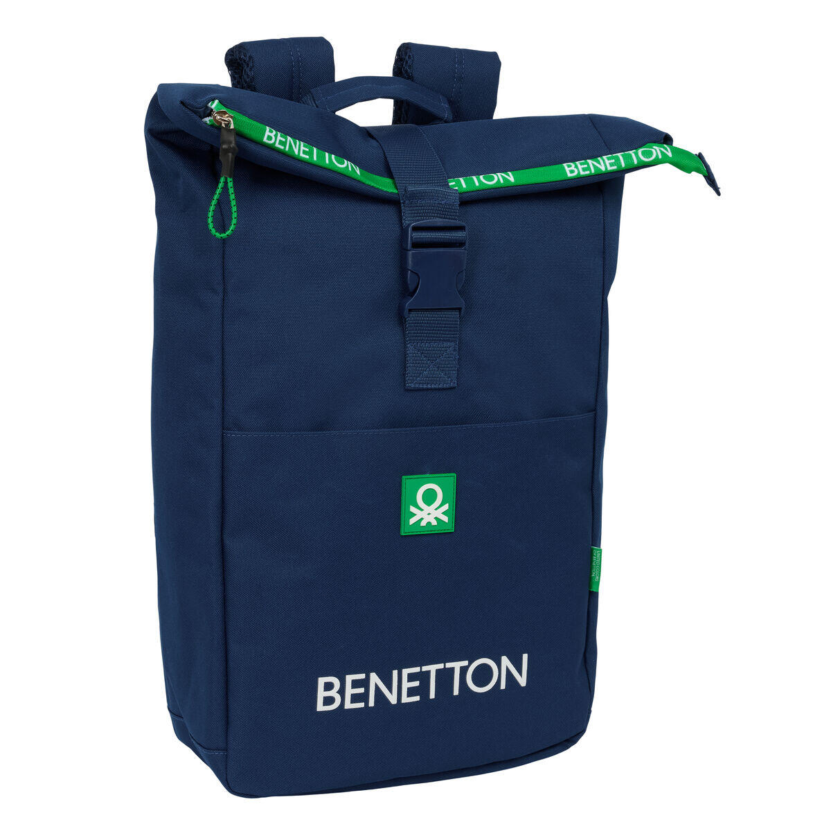 Sacoche pour Portable Benetton Green Blue marine 1/4