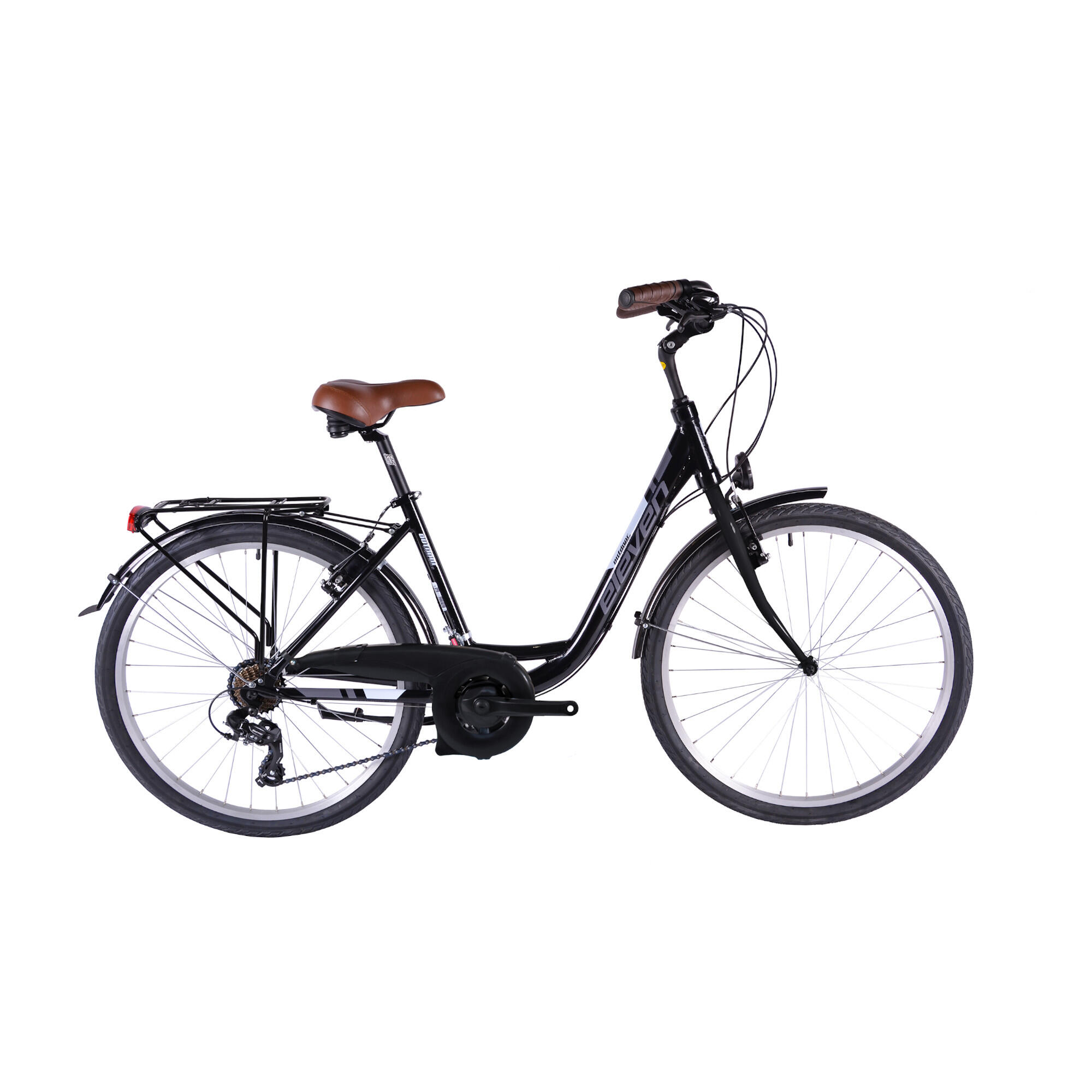 BICICLETA URBAN ELEVEN EXPERIENCE 7V DE 26 POLEGADAS COM QUADRO DE ALUMÍNIO - P
