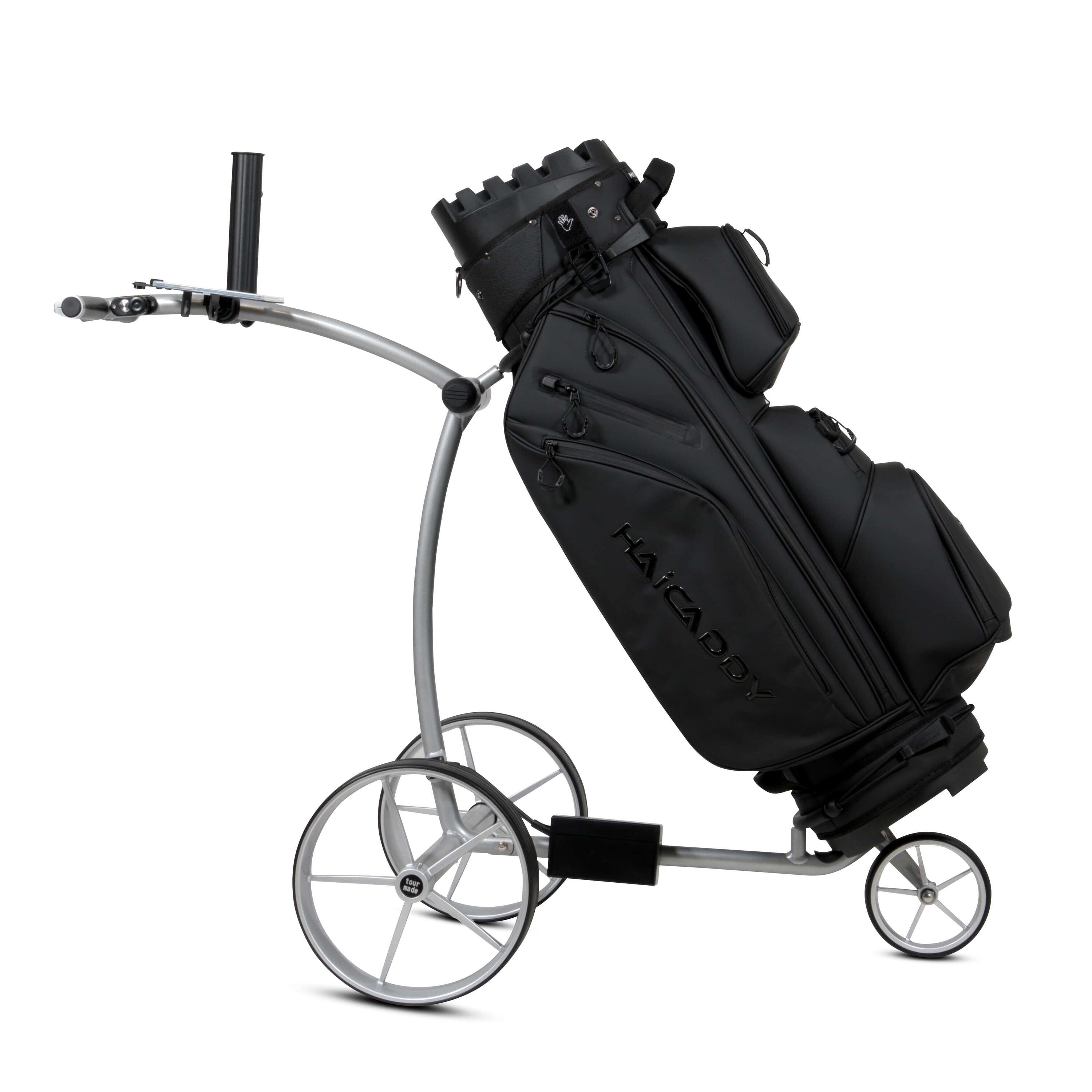 Tour Made RT-670S elektrische golftrolley frame zilver 4/7