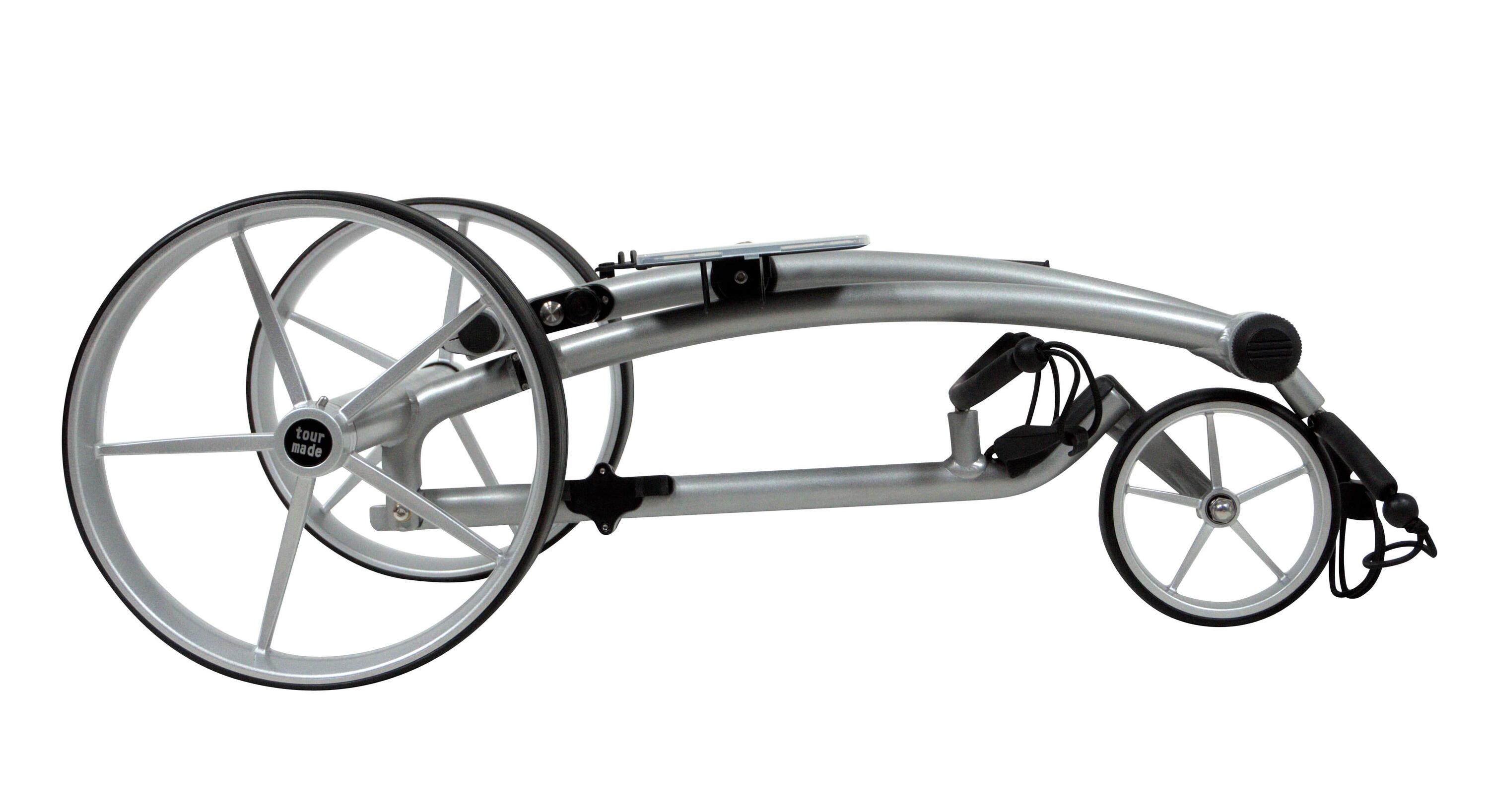 Tour Made RT-670S elektrische golftrolley frame zilver 7/7