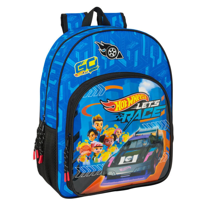 Cartable Hot Wheels Let's race Bleu