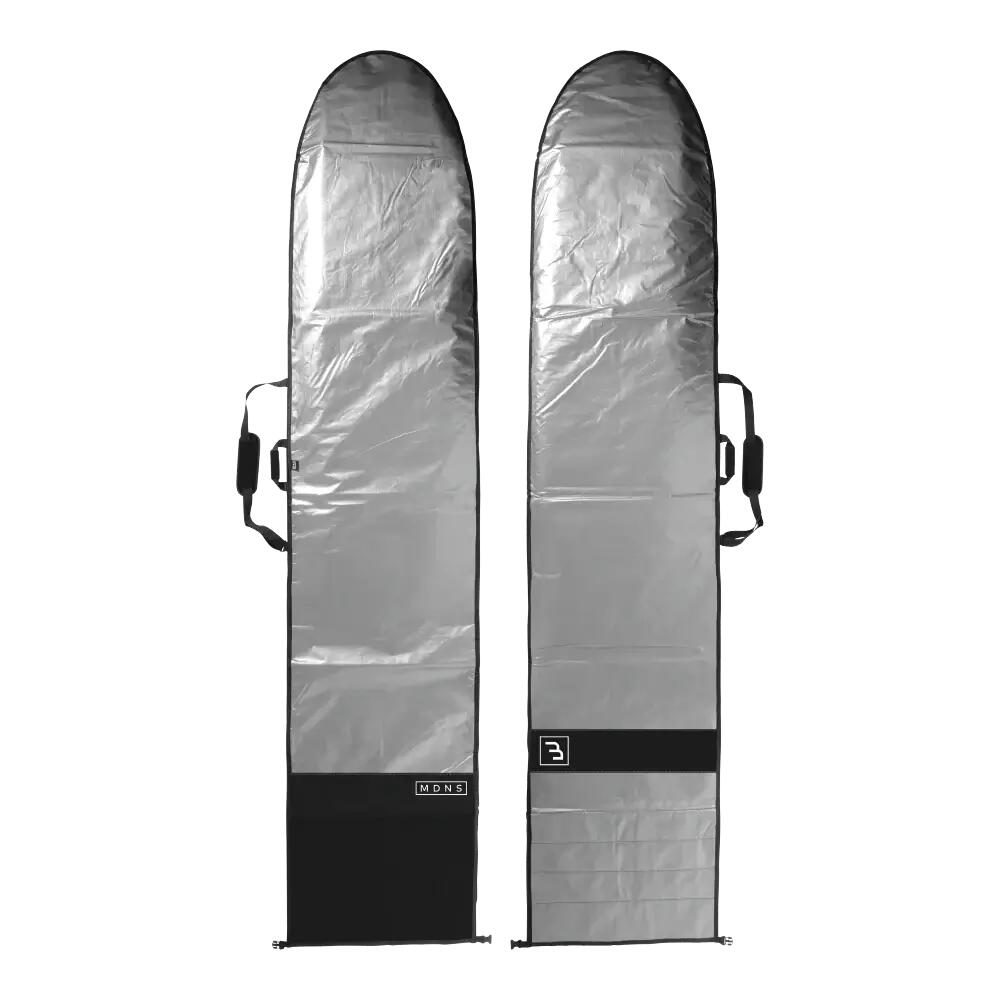 Mdns - Dayroll - Housse De Surf Longboard 8>9 - Housse De Voyage - Gris|noir - Decathlon