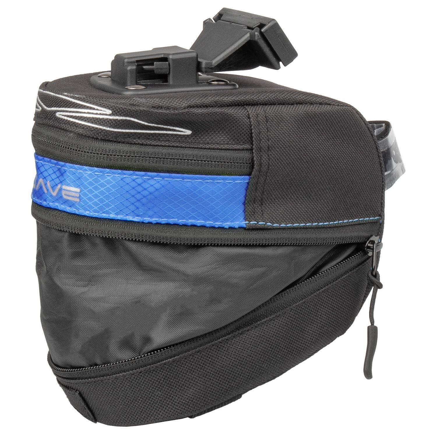 Bolsa de sillín Tilburg L M-WAVE azul 2/3