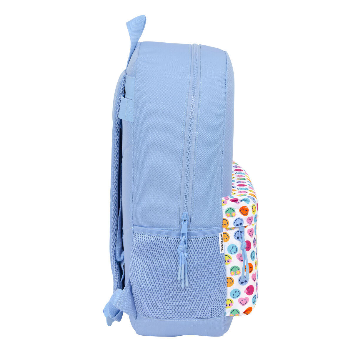 Mochila Escolar Smiley Joyful Azul 3/3