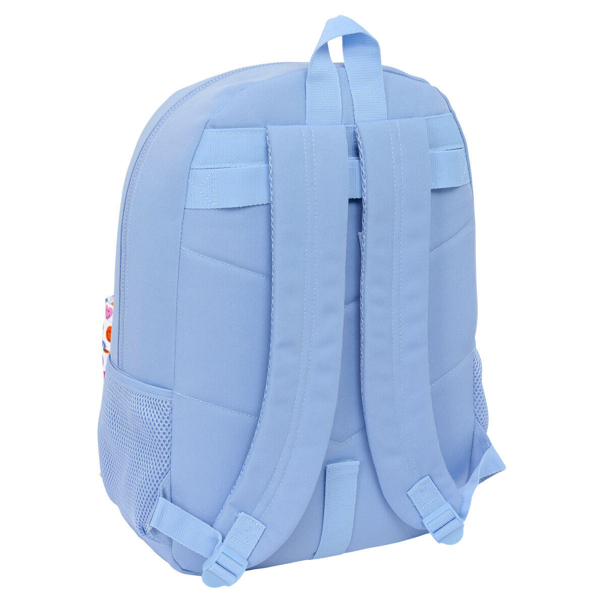 Mochila Escolar Smiley Joyful Azul 2/3