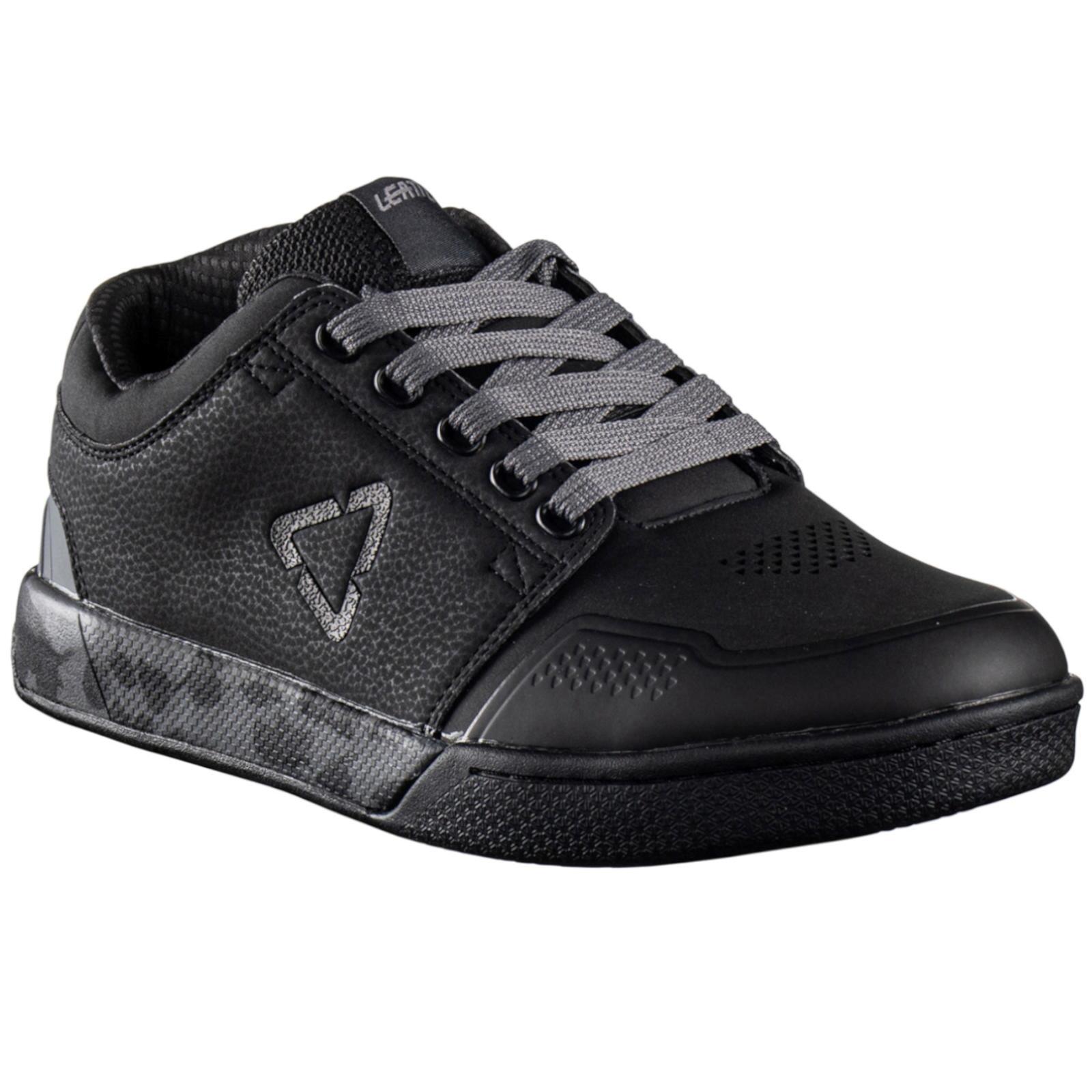 Leatt - Chaussures Mtb 3.0 Plat Noir - Chaussures De Sport - Gris|noir|vert - 43,5 - Decathlon