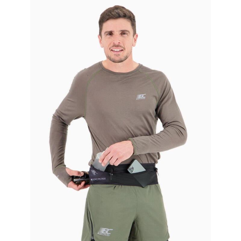 Ceinture hydratation trail running mixte - BODYCROSS  belt ultra 250ml